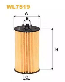 WIX FILTERS wl7519 -  Фильтр масляный двигателя